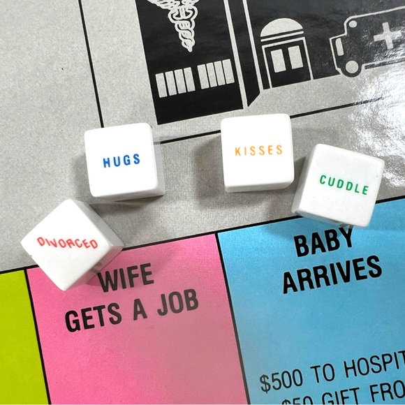 VERY RARE 1980s-90s: Married? "The Game Of Marriage and Money" Board Game NO DIE - Picture 15 of 16